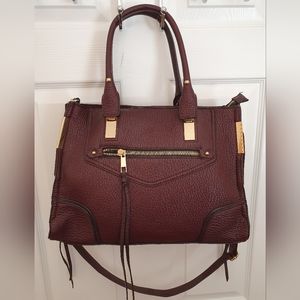 Aldo Burgundy purse with shoulder strap